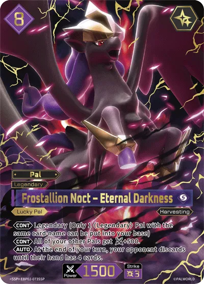 Frostallion Noct – Eternal Darkness — Legends Awaken — Palworld TCG