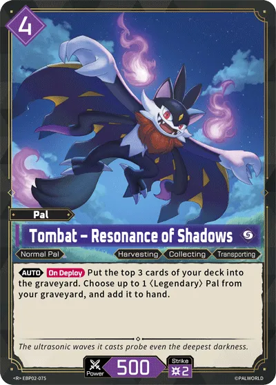 Tombat – Resonance of Shadows — Legends Awaken — Palworld TCG