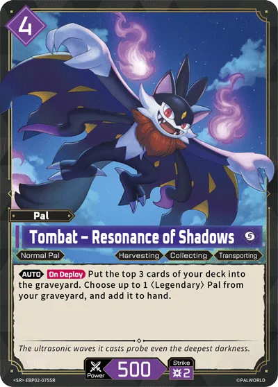 Tombat – Resonance of Shadows — Legends Awaken — Palworld TCG