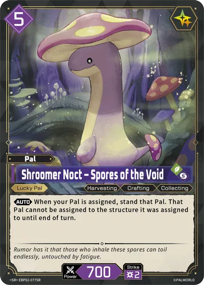 Shroomer Noct – Spores of the Void — Legends Awaken — Palworld TCG