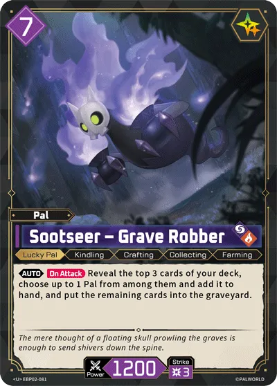 Sootseer – Grave Robber — Legends Awaken — Palworld TCG