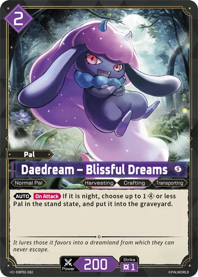 Daedream – Blissful Dreams — Legends Awaken — Palworld TCG