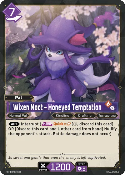 Wixen Noct – Honeyed Temptation — Legends Awaken — Palworld TCG