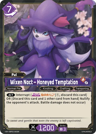 Wixen Noct – Honeyed Temptation — Legends Awaken — Palworld TCG