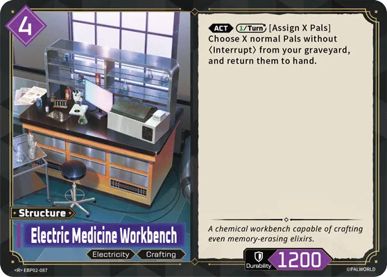 Electric Medicine Workbench — Legends Awaken — Palworld TCG