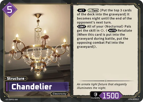 Chandelier — Legends Awaken — Palworld TCG