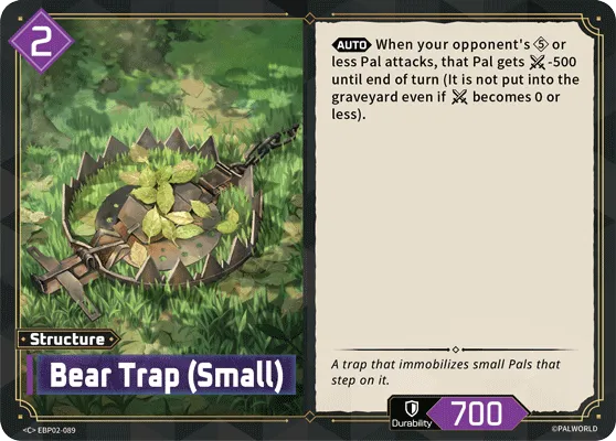 Bear Trap (Small) — Legends Awaken — Palworld TCG