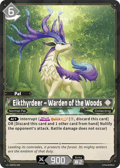 Eikthyrdeer – Warden of the Woods — Legends Awaken — Palworld TCG