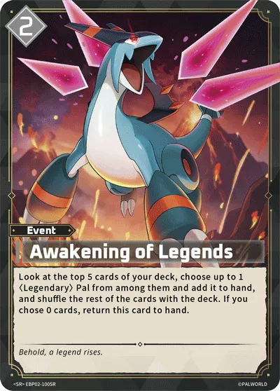 Awakening of Legends — Legends Awaken — Palworld TCG