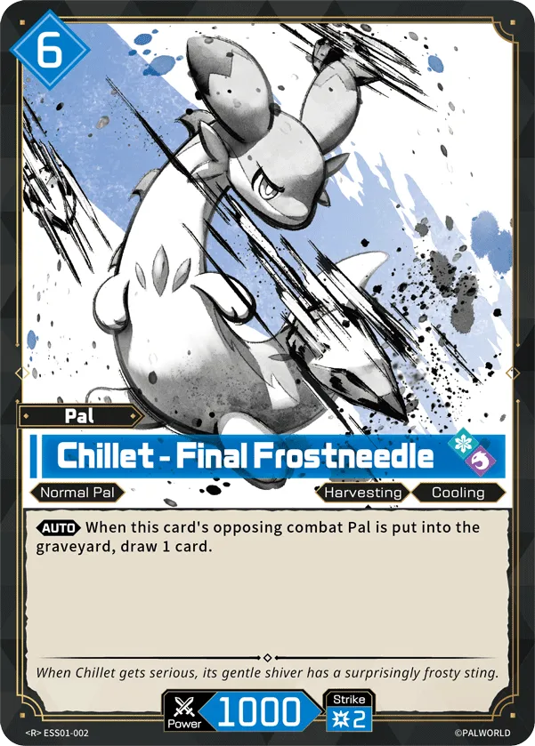 Chillet – Final Frostneedle — Sleeve & Card Set Vol.1 — Palworld TCG