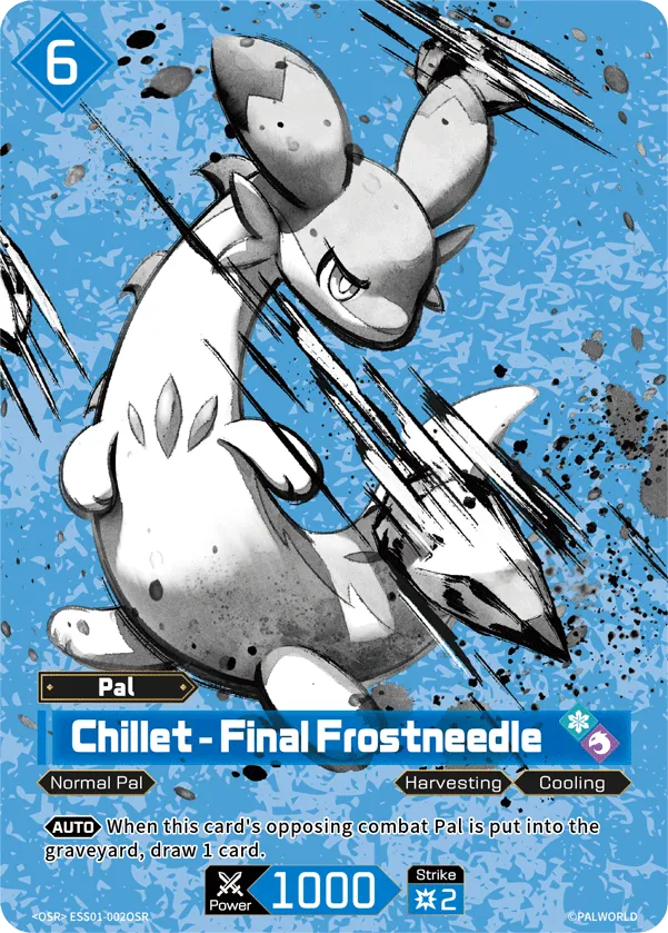 Chillet – Final Frostneedle — Sleeve & Card Set Vol.1 — Palworld TCG