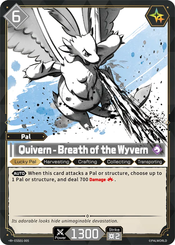 Quivern – Breath of the Wyvern — Sleeve & Card Set Vol.1 — Palworld TCG
