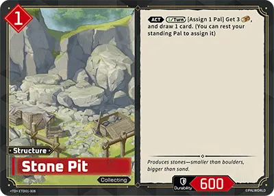 Stone Pit — Trial Deck: Dawn of Palpagos Red・Blue — Palworld TCG