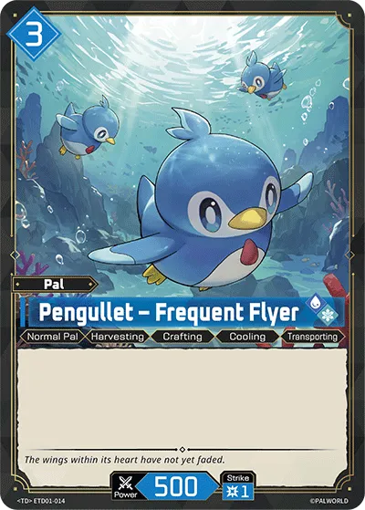 Pengullet – Frequent Flyer from Trial Deck: Dawn of Palpagos Red・Blue - Palworld TCG