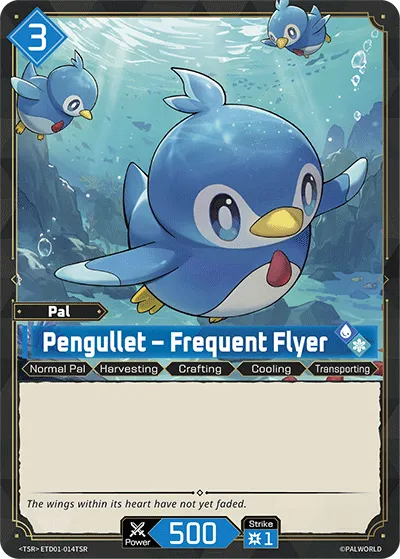 Pengullet – Frequent Flyer from Trial Deck: Dawn of Palpagos Red・Blue - Palworld TCG