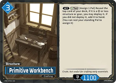 Primitive Workbench — Trial Deck: Dawn of Palpagos Red・Blue — Palworld TCG