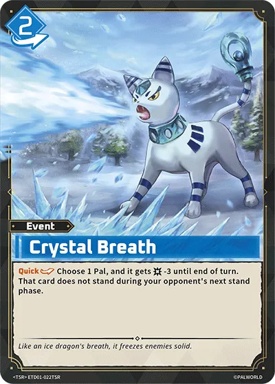Crystal Breath — Trial Deck: Dawn of Palpagos Red・Blue — Palworld TCG