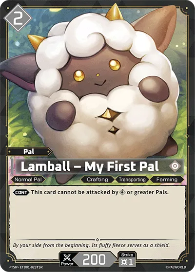 Lamball – My First Pal — Trial Deck: Dawn of Palpagos Red・Blue — Palworld TCG