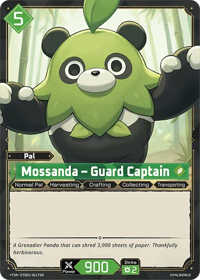 Mossanda – Guard Captain — Trial Deck: Dawn of Palpagos Green・Purple — Palworld TCG