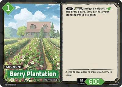 Berry Plantation from Trial Deck: Dawn of Palpagos Green・Purple - Palworld TCG