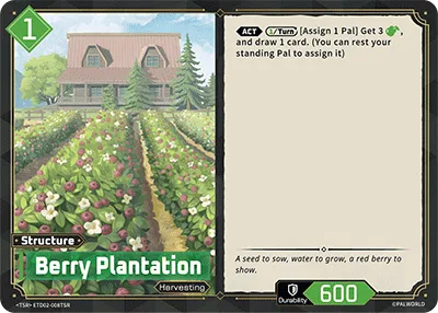 Berry Plantation — Trial Deck: Dawn of Palpagos Green・Purple — Palworld TCG