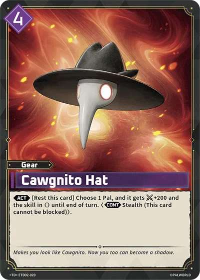 Cawgnito Hat — Trial Deck: Dawn of Palpagos Green・Purple — Palworld TCG