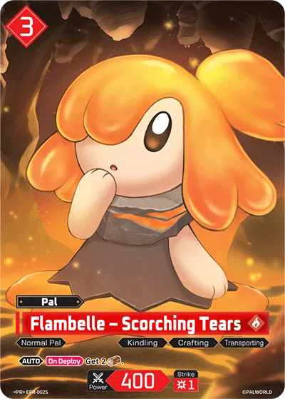 Flambelle – Scorching Tears — Promotional Cards 2026 — Palworld TCG