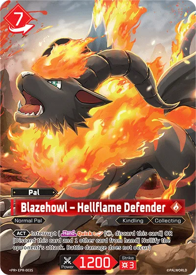 Blazehowl – Hellflame Defender — Promotional Cards 2026 — Palworld TCG