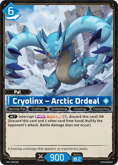 Cryolinx – Arctic Ordeal — Promotional Cards 2026 — Palworld TCG