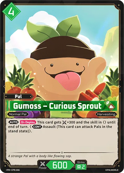 Gumoss – Curious Sprout — Promotional Cards 2026 — Palworld TCG