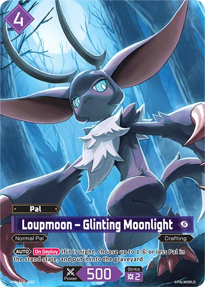 Loupmoon – Glinting Moonlight — Promotional Cards 2026 — Palworld TCG