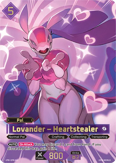 Lovander – Heartstealer — Promotional Cards 2026 — Palworld TCG