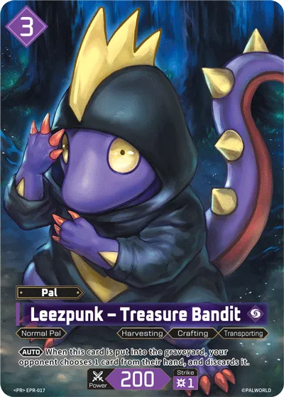 Leezpunk – Treasure Bandit — Promotional Cards 2026 — Palworld TCG