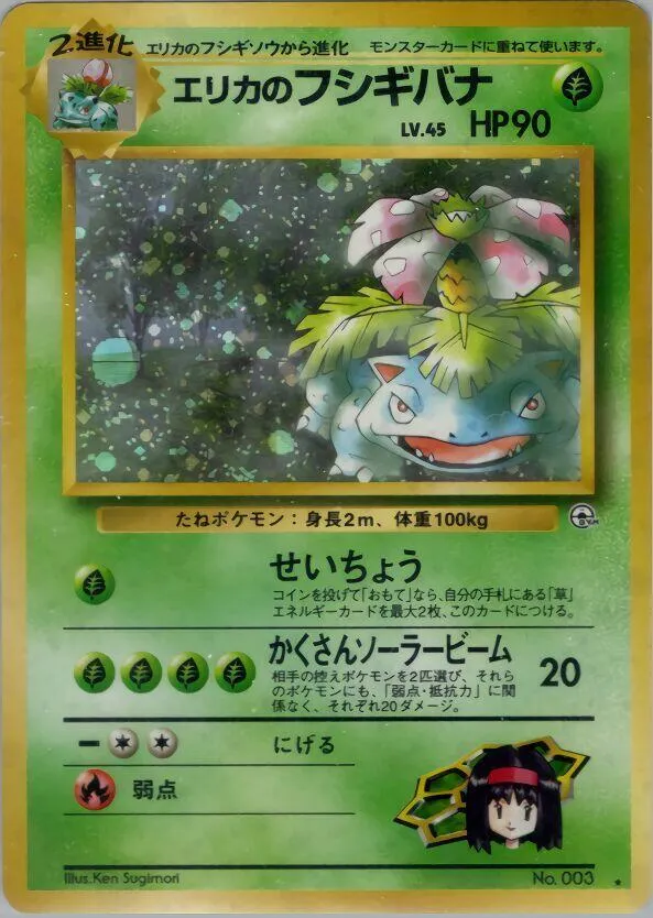 Erikas Venusaur — Challenge from the Darkness — Pokemon Japan
