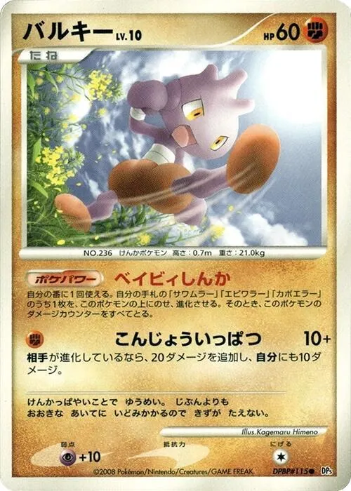 Tyrogue — DP5: Temple of Anger — Pokemon Japan
