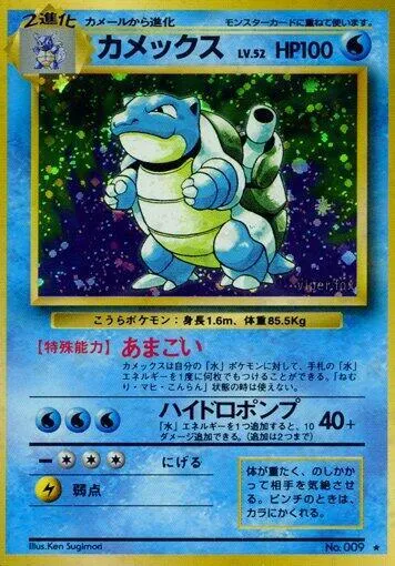 Tortank — Expansion Pack — Pokemon Japan