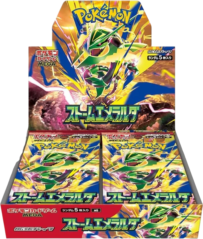 Storm Emeralda Booster Box — M6: Storm Emeralda — Pokemon Japan