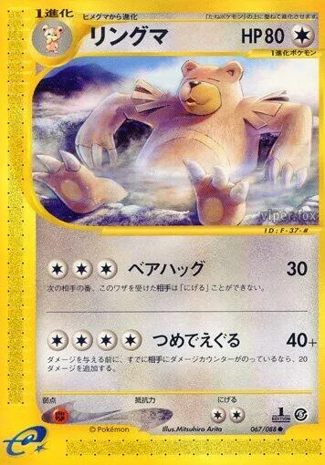 Ursaring — Mysterious Mountains — Pokemon Japan