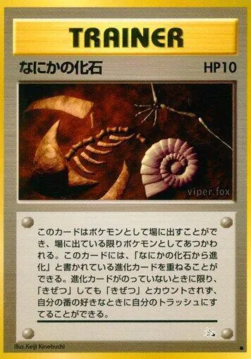 Mysterious Fossil — Mystery of the Fossils — Pokemon Japan