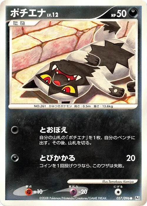 Poochyena — Pt1: Galactic's Conquest — Pokemon Japan