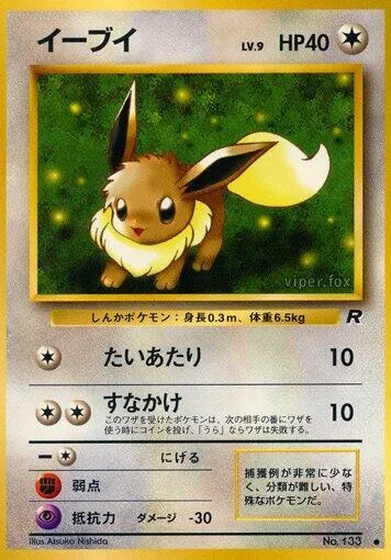 Eevee — Rocket Gang — Pokemon Japan