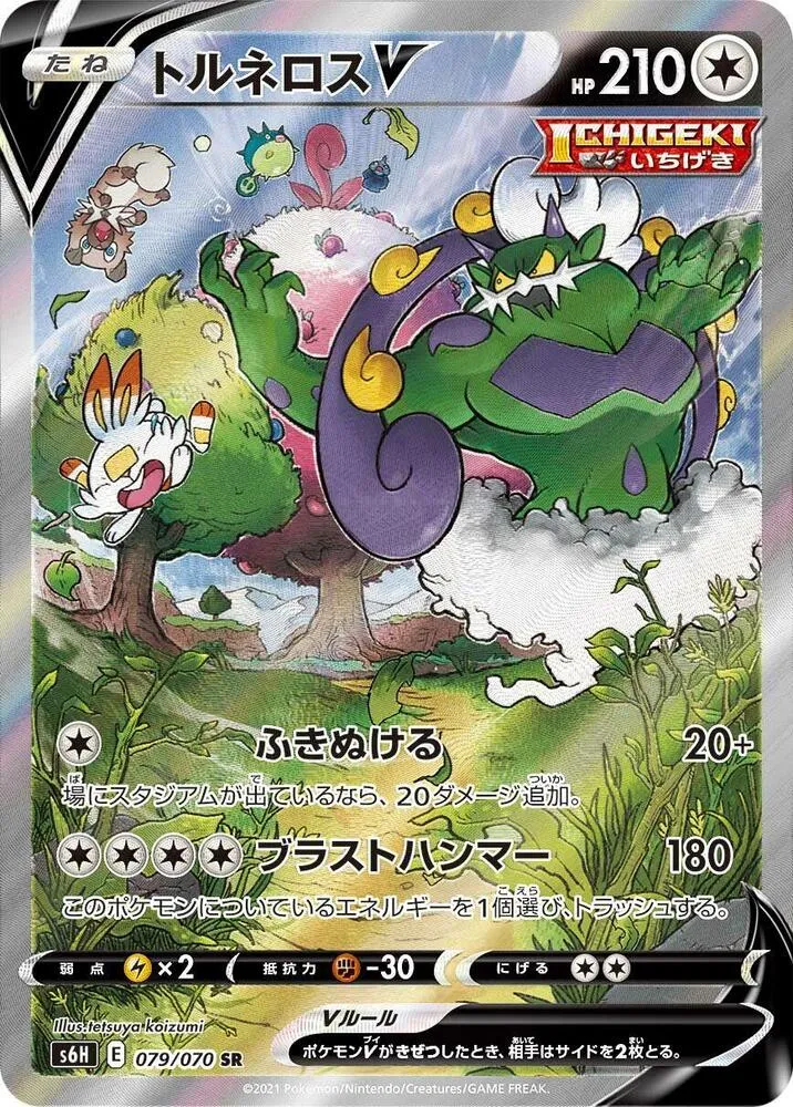 Tornadus V — S6H: Silver Lance — Pokemon Japan