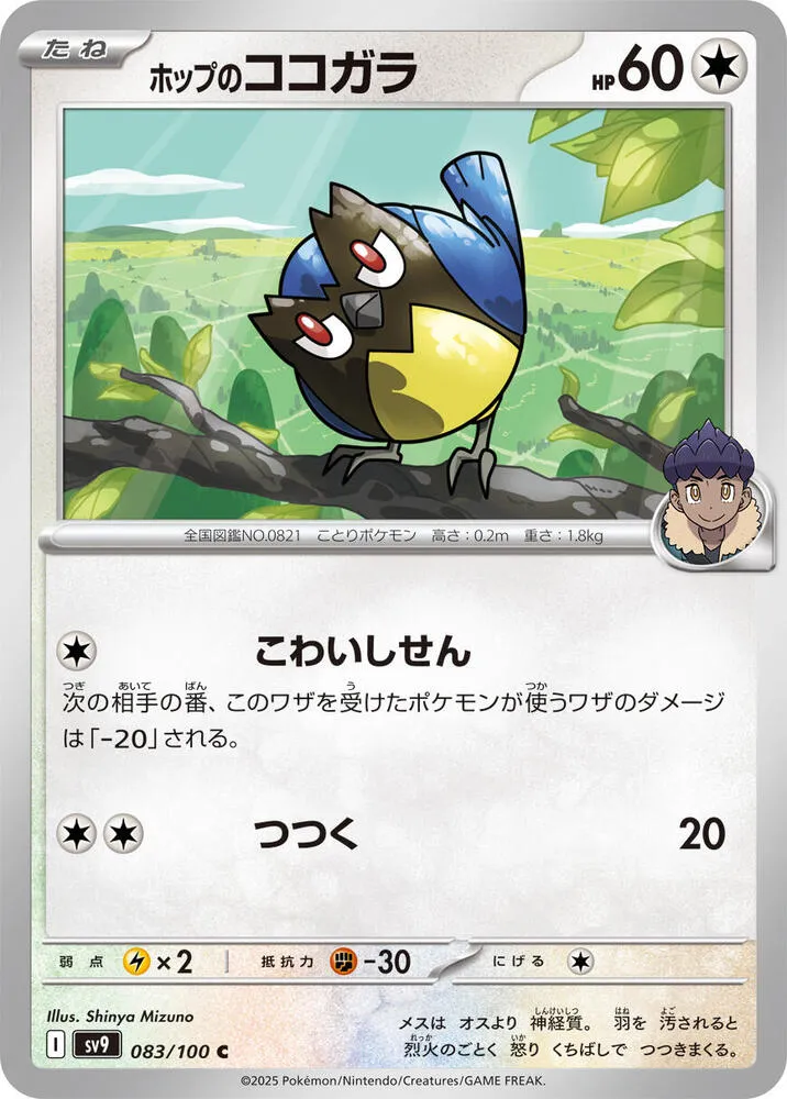 Hops Rookidee — SV9: Battle Partners — Pokemon Japan