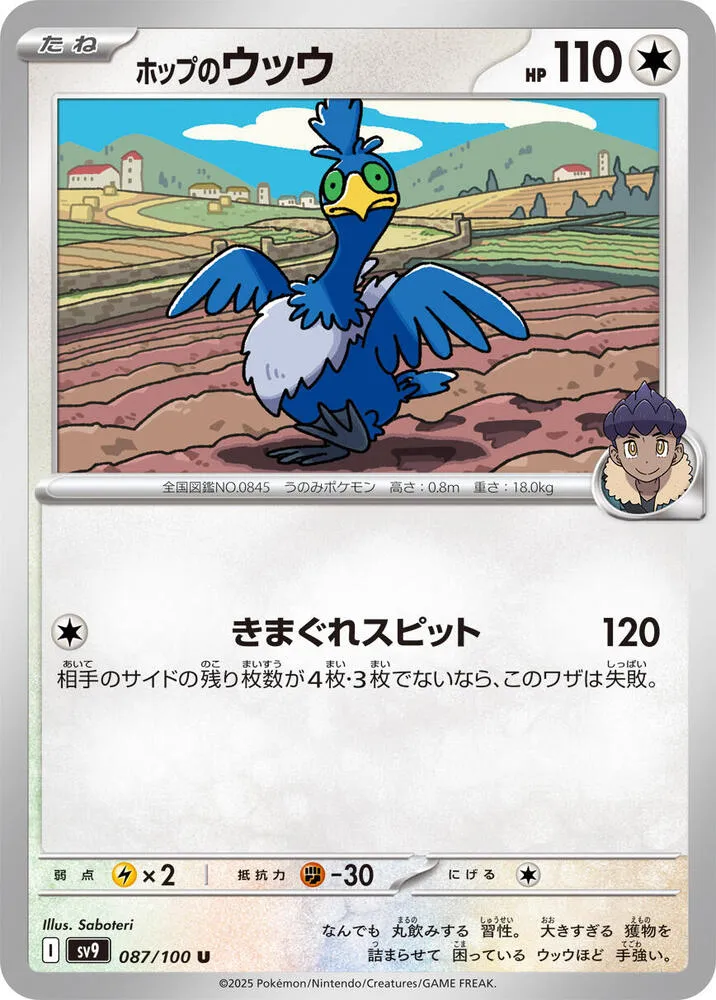 Hops Cramorant — SV9: Battle Partners — Pokemon Japan