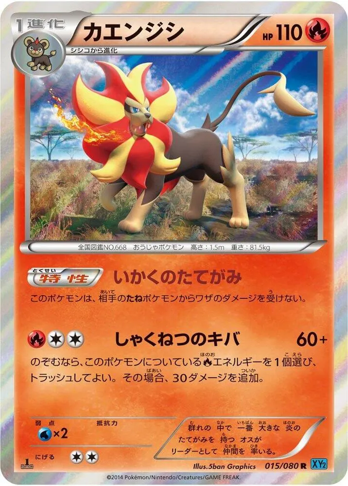 Pyroar — XY2: Wild Blaze — Pokemon Japan