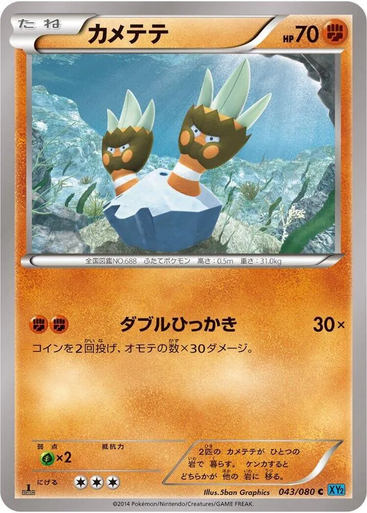 Binacle — XY2: Wild Blaze — Pokemon Japan