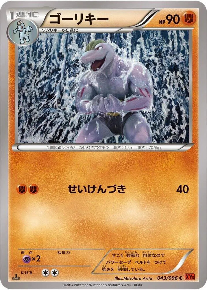 Machoke — XY3: Rising Fist — Pokemon Japan