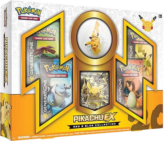 Collection Rouge et Bleu : Pikachu-EX — Generations — Pokemon