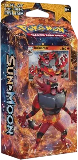 Sun & Moon Base Set Theme Deck - "Roaring Heat" [Incineroar] — SM Base Set — Pokemon