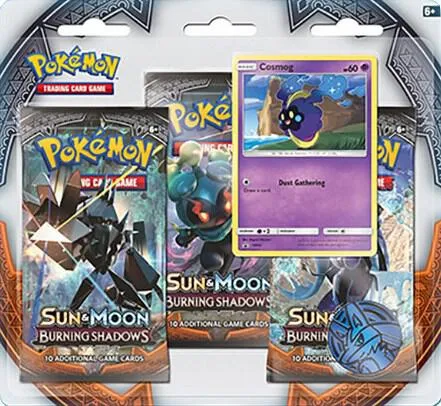 Burning Shadows 3 Pack Blister [Cosmog] — SM - Burning Shadows — Pokemon